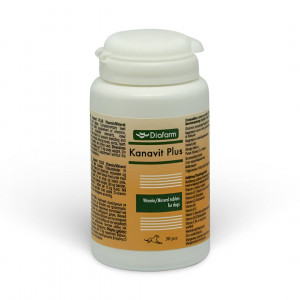 DIAFARM KANAVIT PLUS papildbarība suņiem Vitamīni, minerālvielas, helāti N50